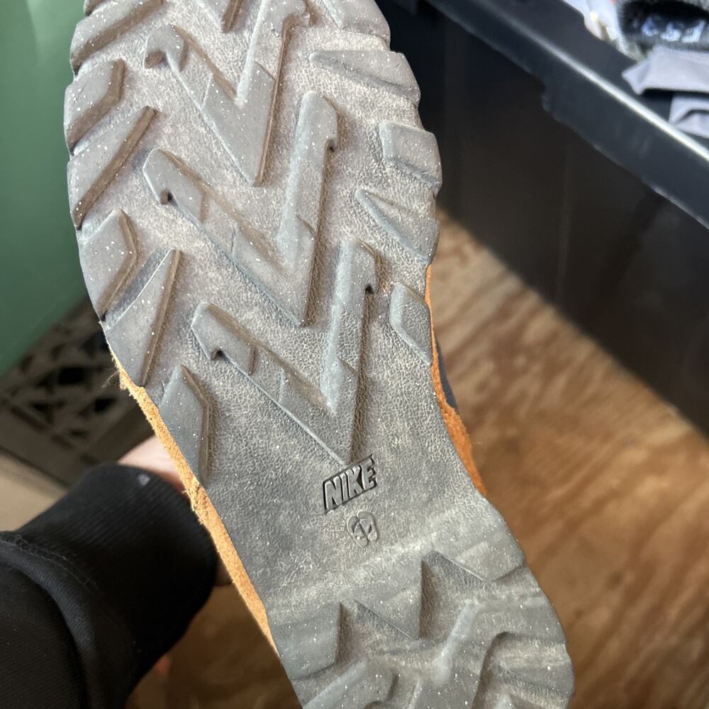 VTG 90s Nike ACG Mid Hiking Boot Burnt Sienna Navy Blue Tag Sz 7 Best Fit 6/6.5 - Picture 8 of 13